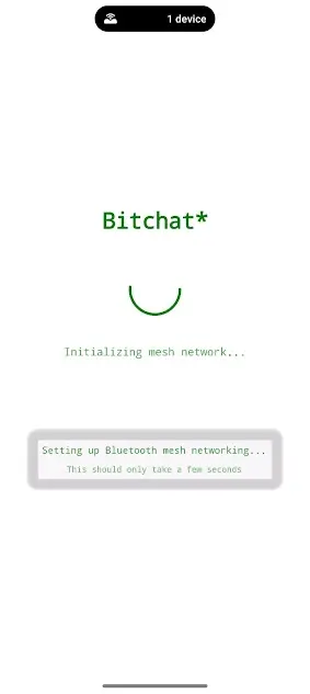 Screenshot of BitChat Apk
